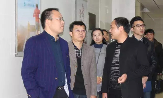 01弋阳县副县长张善冬,金融办主任刘武和恒安小贷董事长彭震一行莅临博金贷.jpg